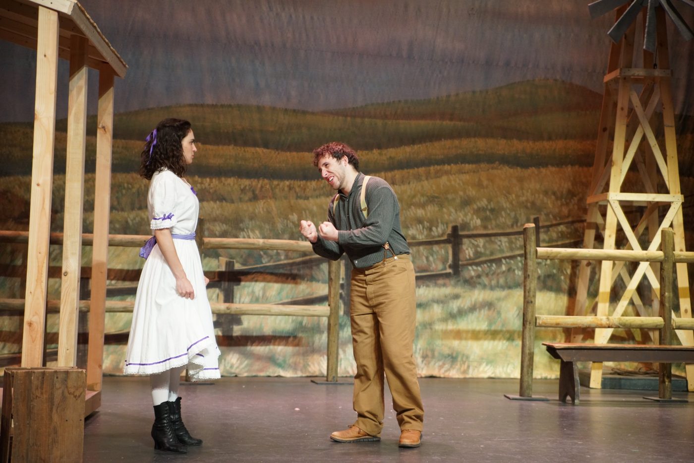 Production photo: Oklahoma! · Jud Fry · Woodstock Playhouse