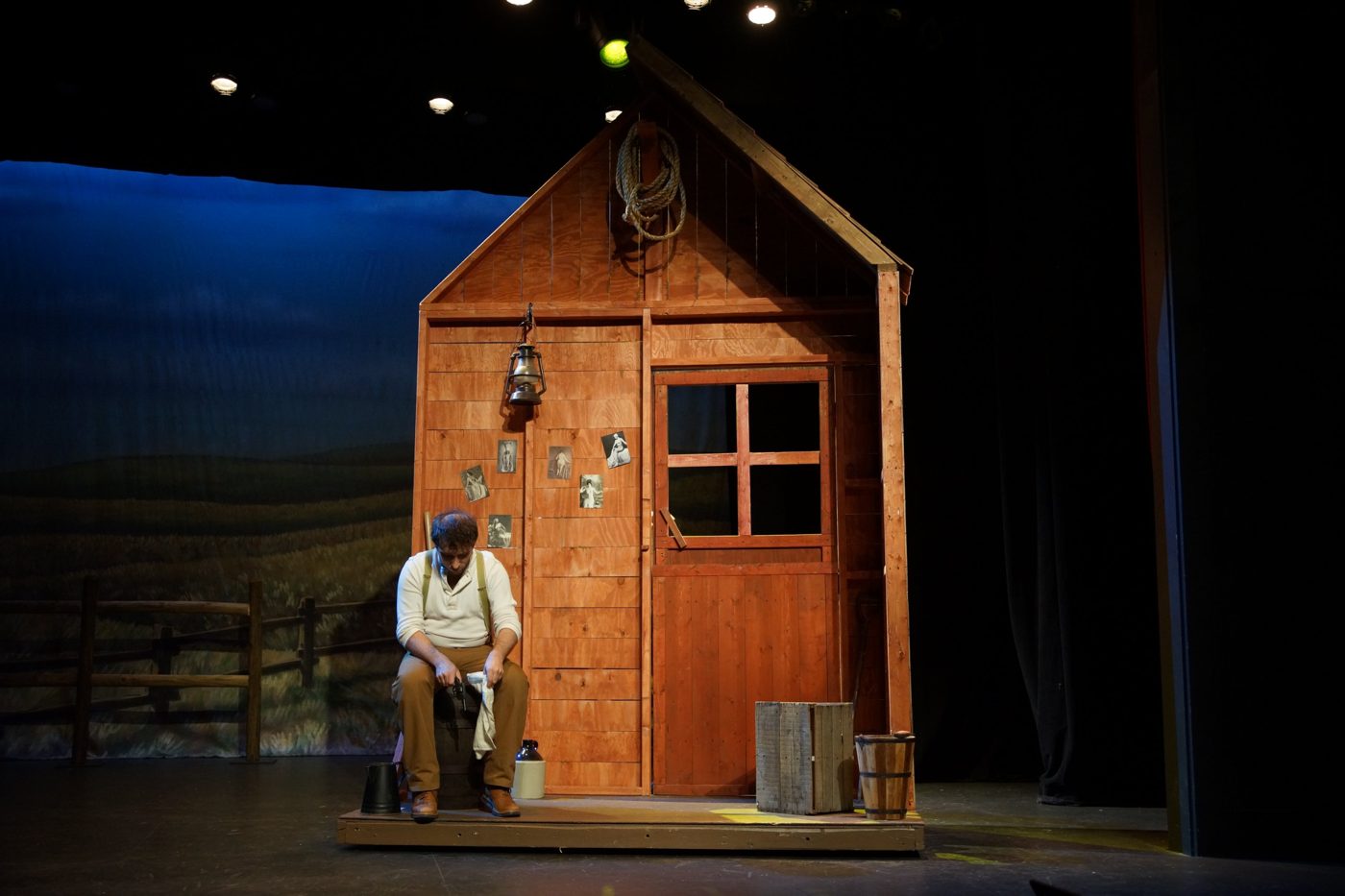 Production photo: Oklahoma! · Jud Fry · Woodstock Playhouse