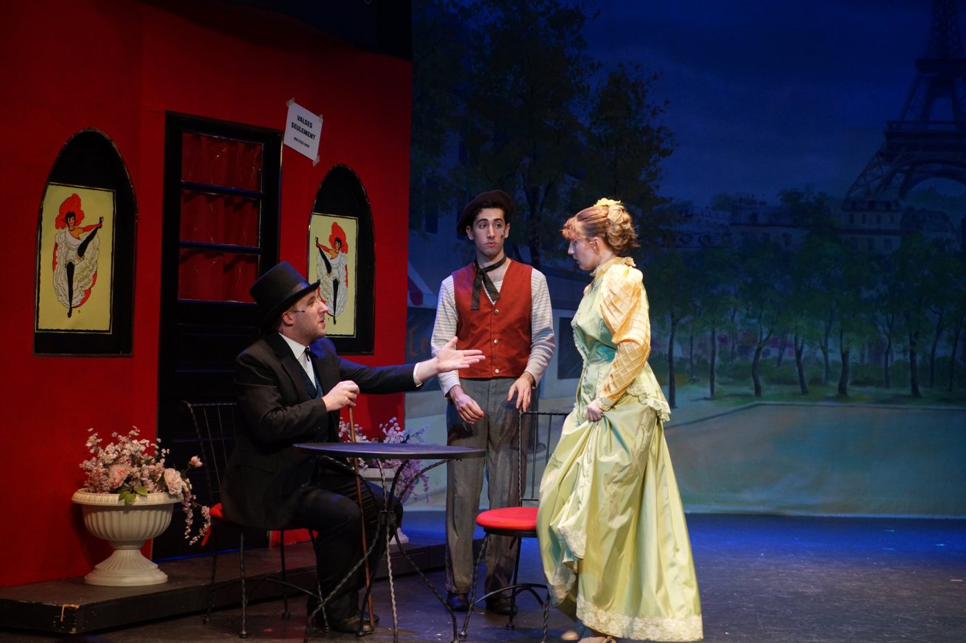 Production photo: Can-Can · Hilaire Jussac · Woodstock Playhouse