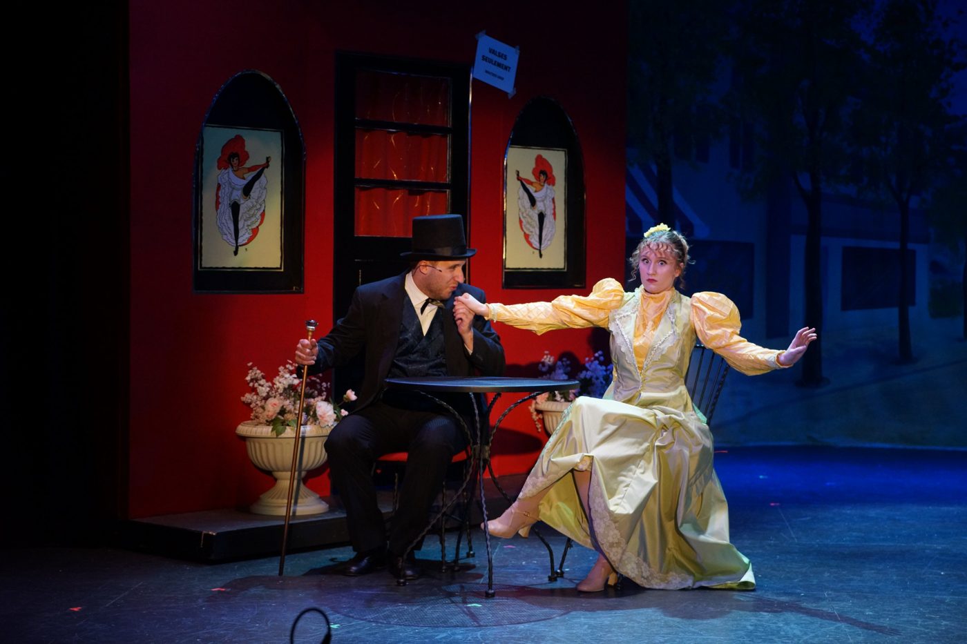 Production photo: Can-Can · Hilaire Jussac · Woodstock Playhouse