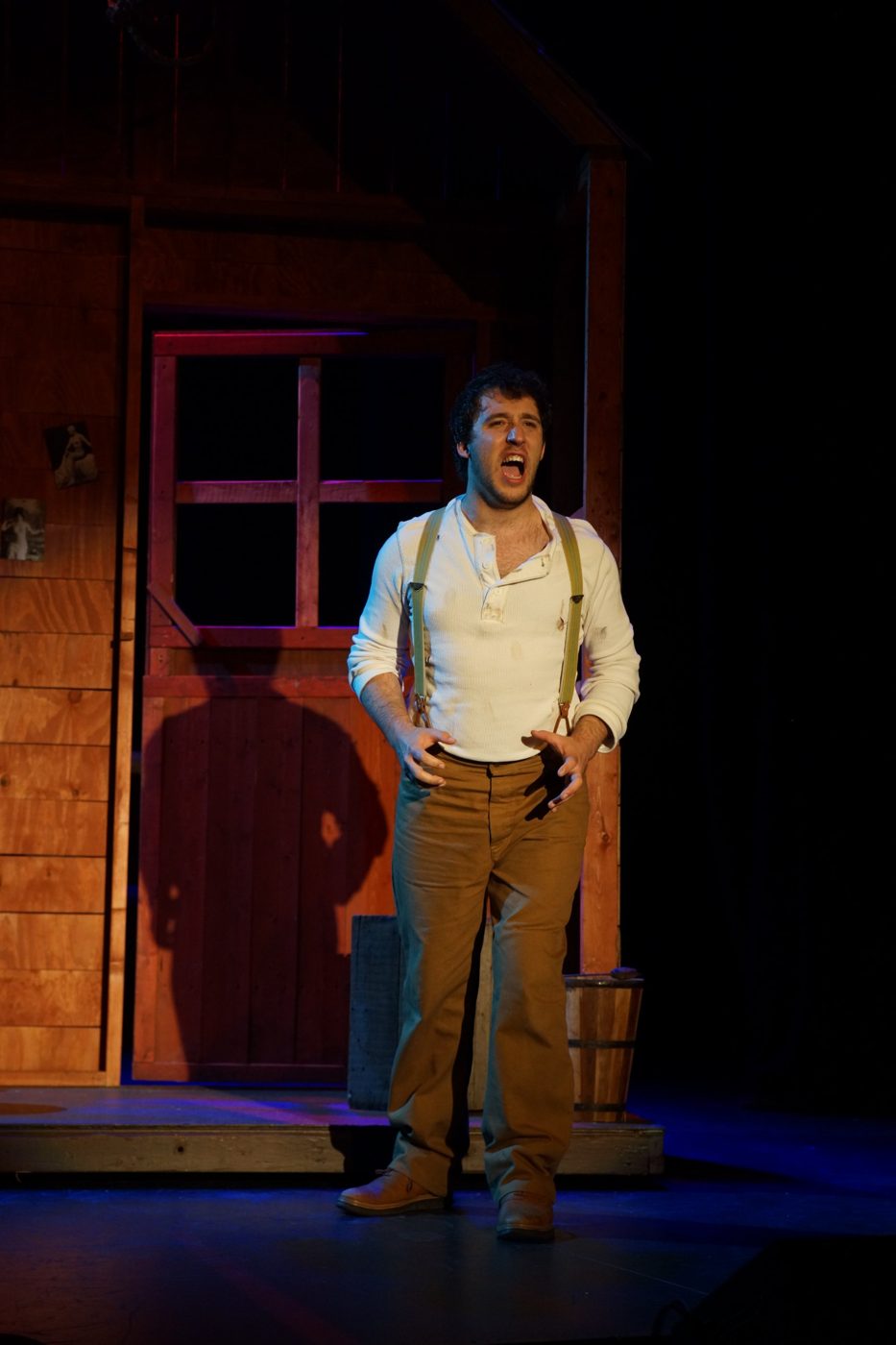 Production photo: Oklahoma! · Jud Fry · Woodstock Playhouse
