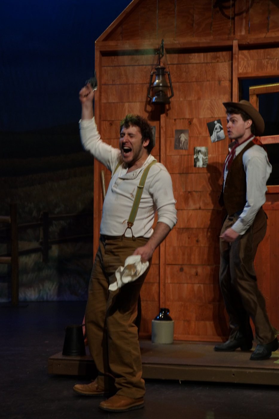 Production photo: Oklahoma! · Jud Fry · Woodstock Playhouse